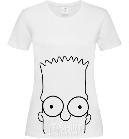 Women's T-shirt BART HEAD White фото