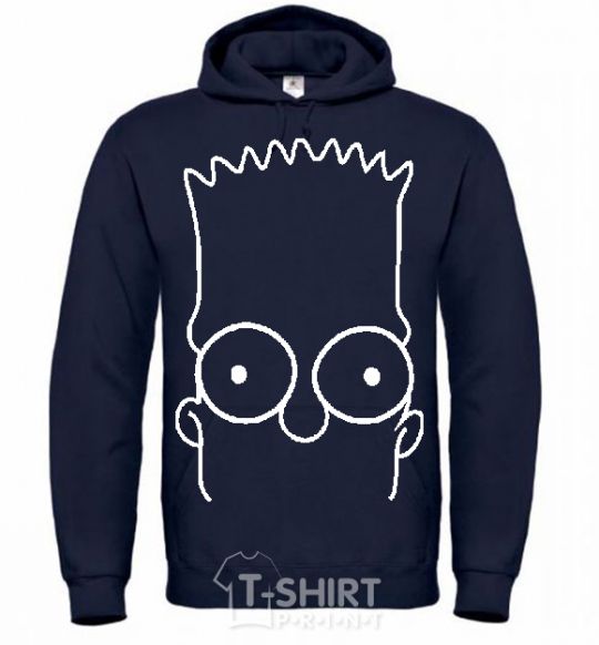 Men`s hoodie BART HEAD navy-blue фото