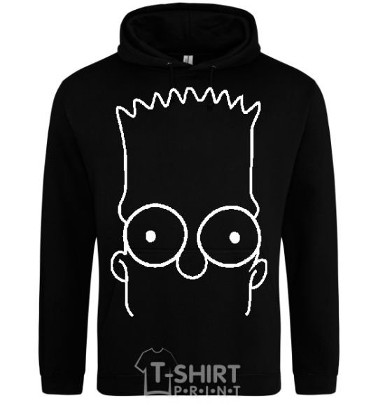 Men`s hoodie BART HEAD black фото