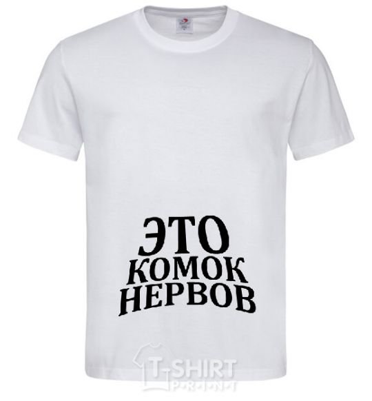 Men's T-Shirt NERVOUS COMBO White фото