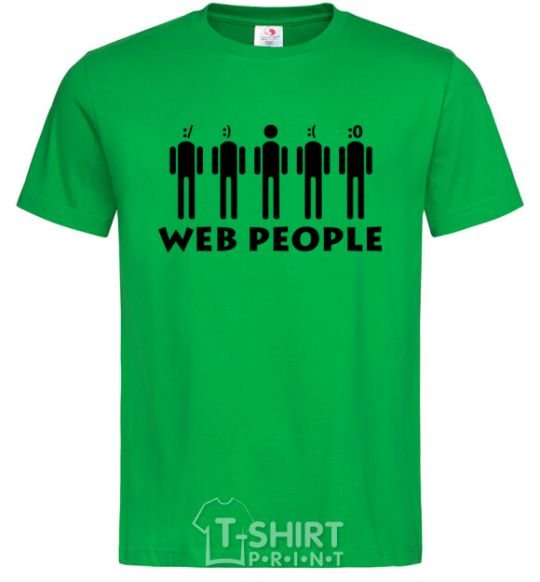 Men's T-Shirt WEB PEOPLE kelly-green фото