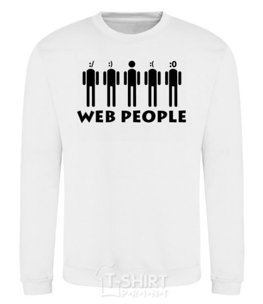 Sweatshirt WEB PEOPLE White фото