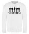 Sweatshirt WEB PEOPLE White фото