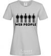 Женская футболка WEB PEOPLE Серый фото