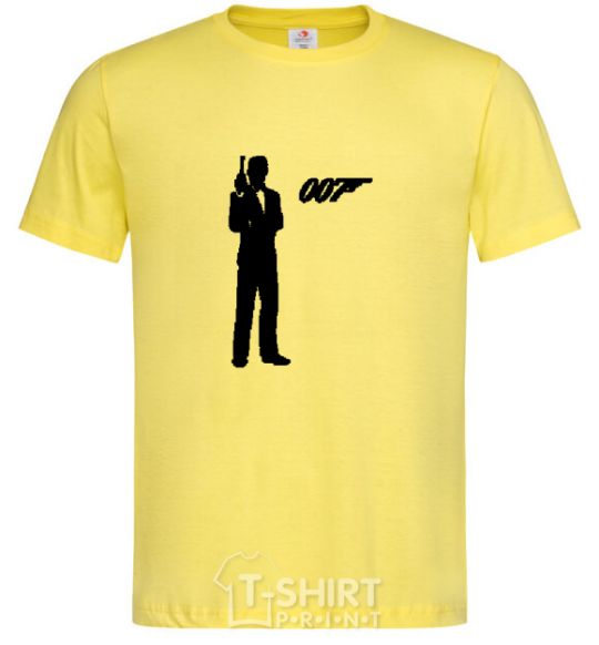 Men's T-Shirt JAMES BOND cornsilk фото