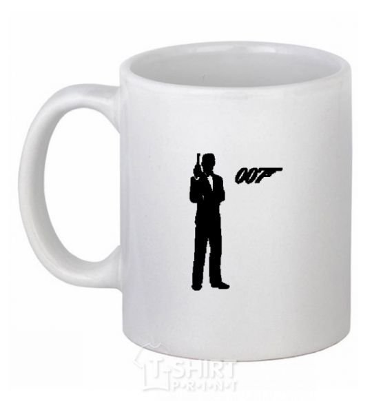 Ceramic mug JAMES BOND White фото