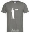 Men's T-Shirt JAMES BOND dark-grey фото