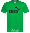 Мужская футболка COMA с пумой Зеленый фото