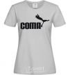 Women's T-shirt COMA with a cougar grey фото