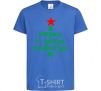 Kids T-shirt I BELIEVE IN SANTA CLAUS!!! royal-blue фото