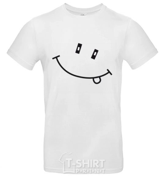 Men's T-Shirt SMILE White фото