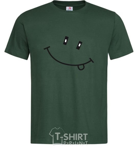 Men's T-Shirt SMILE bottle-green фото