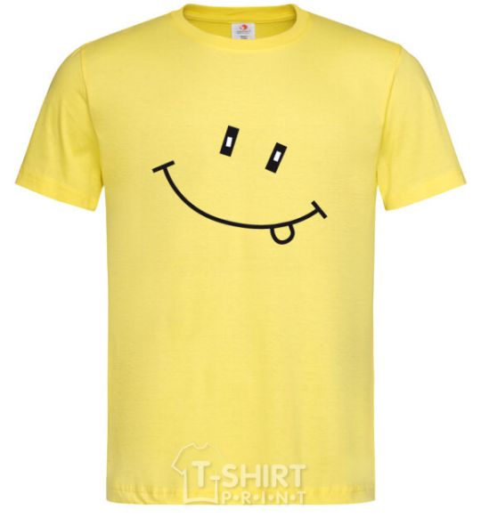 Men's T-Shirt SMILE cornsilk фото