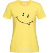 Women's T-shirt SMILE cornsilk фото