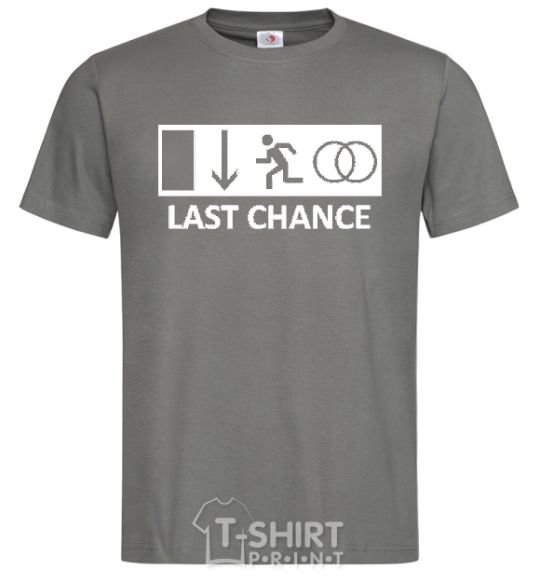Men's T-Shirt LAST CHANCE dark-grey фото