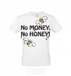 Men's T-Shirt NO MONEY - NO HONEY White фото