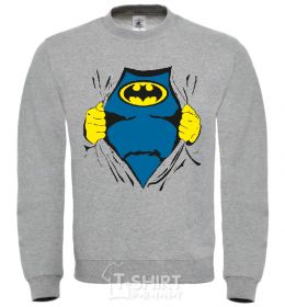 Sweatshirt BATMAN costume underneath the clothes sport-grey фото