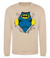 Sweatshirt BATMAN costume underneath the clothes sand фото