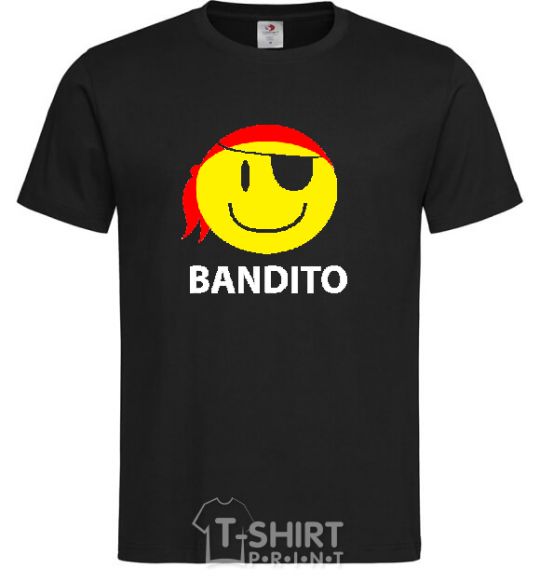 Men's T-Shirt BANDITO SMILE black фото