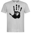 Men's T-Shirt HAND grey фото