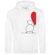 Men`s hoodie TAKE My Heart White фото