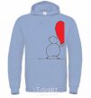 Men`s hoodie TAKE My Heart sky-blue фото