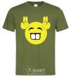 Men's T-Shirt FRIENDLY SMILE millennial-khaki фото