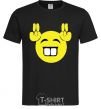 Men's T-Shirt FRIENDLY SMILE black фото