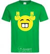 Men's T-Shirt FRIENDLY SMILE kelly-green фото