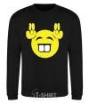 Sweatshirt FRIENDLY SMILE black фото