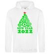 Men`s hoodie NEW YEAR TREE 2020 White фото