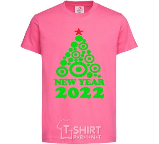Kids T-shirt NEW YEAR TREE 2020 heliconia фото