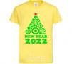 Kids T-shirt NEW YEAR TREE 2020 cornsilk фото