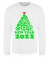 Sweatshirt NEW YEAR TREE 2020 White фото