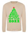 Sweatshirt NEW YEAR TREE 2020 sand фото
