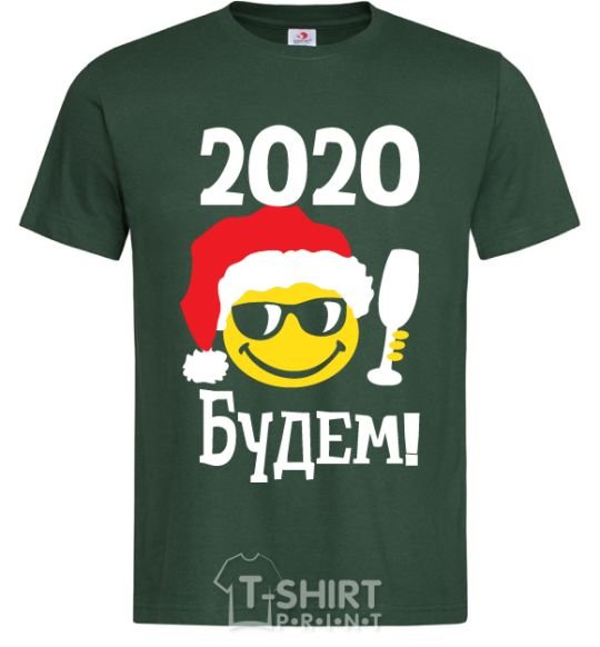 Мужская футболка 2020 БУДЕМ! Темно-зеленый фото