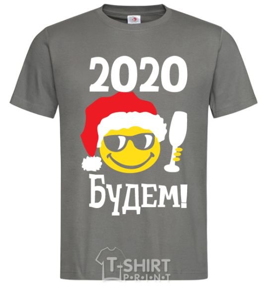 Мужская футболка 2020 БУДЕМ! Графит фото