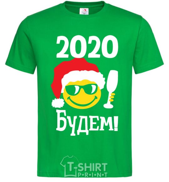 Мужская футболка 2020 БУДЕМ! Зеленый фото