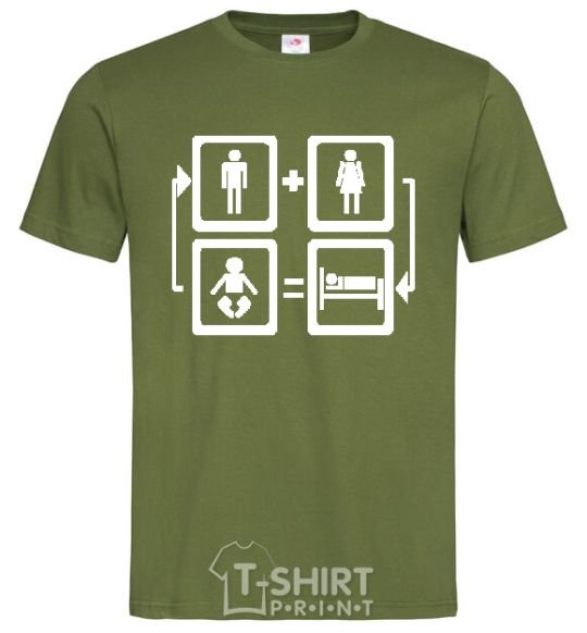 Men's T-Shirt CLOSED CIRCLE millennial-khaki фото