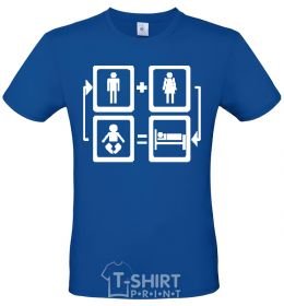 Men's T-Shirt CLOSED CIRCLE royal-blue фото