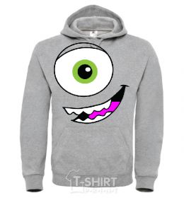 Men`s hoodie GREEN EYE sport-grey фото