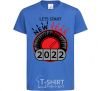 Kids T-shirt LETS START NEW YEAR 2020 royal-blue фото