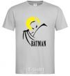 Men's T-Shirt BATMAN MOON grey фото