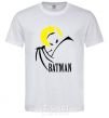 Men's T-Shirt BATMAN MOON White фото