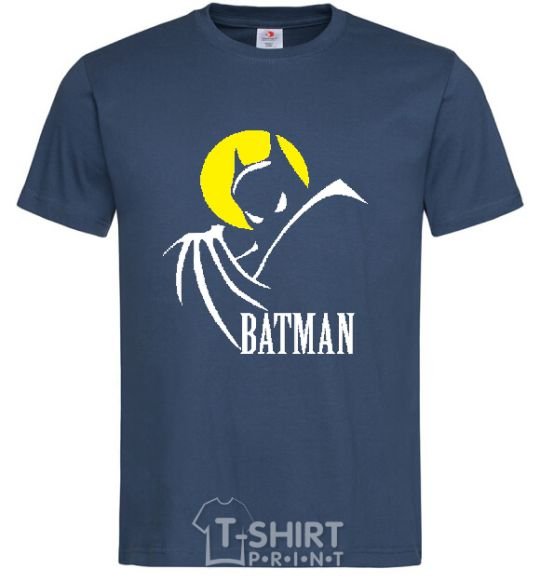 Men's T-Shirt BATMAN MOON navy-blue фото