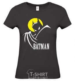 Women's T-shirt BATMAN MOON black фото