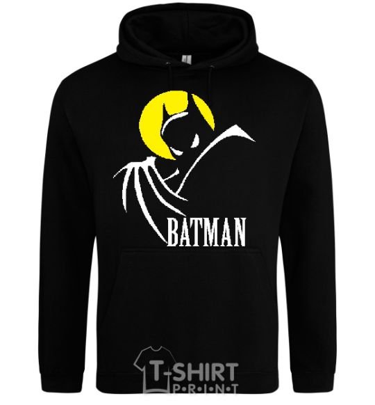 Men`s hoodie BATMAN MOON black фото