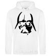 Men`s hoodie DARTH VADER the dark side White фото