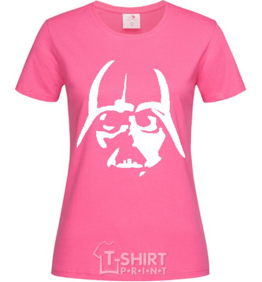 Женская футболка DARTH VADER the dark side Ярко-розовый фото