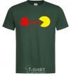 Men's T-Shirt Pacman is chasing bottle-green фото